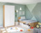 möbelando Jugendzimmer-Set >NOA< in Nodi-Eiche/Artik-Weiß - 196x77x92 (BxHxT)