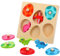 Dinosaur Peg Puzzles Wooden Toys, Montessori Baby Toys Fine Motor Skills Toy, Wooden Toys Puzzle Sorting Games for Aged 3+ Baby Kids Present