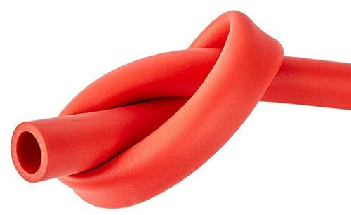 HSPLXYT Rot/Blauer Rohrisolierungs-Schaumstoffschlauch, Schaumrohr-Isolierschlauch, Schaumstoffschlauch zur Griffunterstützung; Frostschutz/Anti-Rutsch/Hohe Dichte(Red/ID*THK-76mm*25mm)