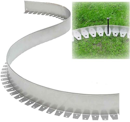 Bordure de jardin en acier Corten 304 avec design dentelé - Forme concave personnalisable