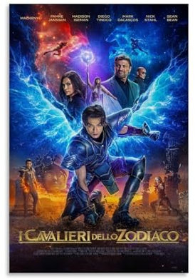 ZAJSGPUR Movie Knights of The Zodiac Poster Dekorative Malerei Leinwand Wandkunst Wohnzimmer Poster Schlafzimmer Malerei 16x24inch(40x60cm)