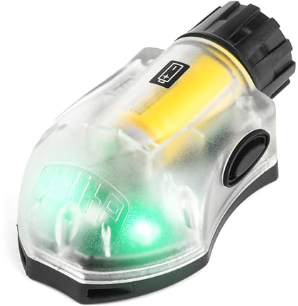 GLECTICAL Tactical Helmet Light, IR Strobe Light & 4 Speed Green Strobe with Magic Tape for Fast Helmet Accessories for Outdoor Sports(Green)
