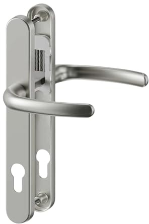 UPVCSTORE Direkt Standard Door Handle 215mm Screw Centres Satin Silver