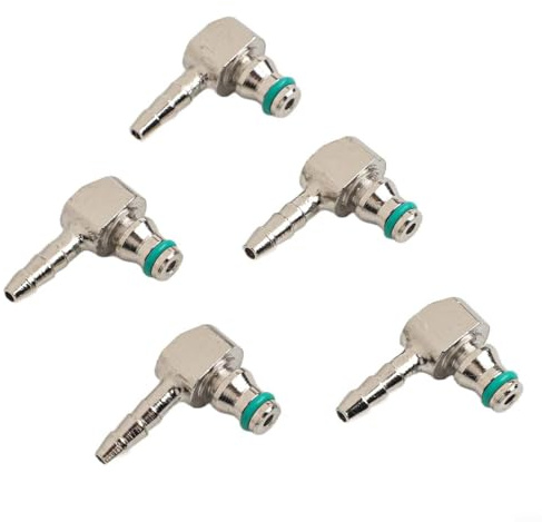 5 Stück Einspritzrohr-Öl-Rückschlagventil-Teile für 110, Kunststoff + Gummi / Eisen, 2-Wege-/3-Wege-Stecker (C)