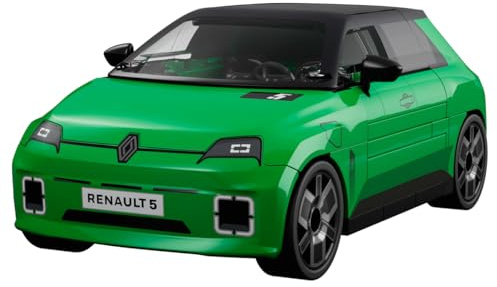 Renault 5 e-tech (Green), 115mm x 65mm x 45mm