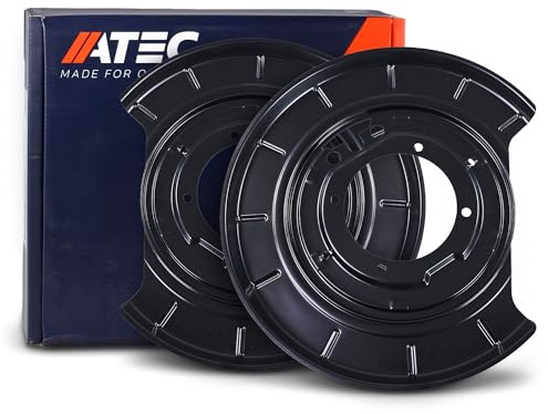 ATEC Germany 1x Deckblech für Bremsscheibe hinten links, 1x Deckblech für Bremsscheibe hinten rechts Hinterachse rechts,