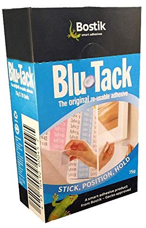 Bostik 276380 Blu-tack Mastic Adhesive Non-toxic Economy Pack Ref 80108 [Pack of 12]