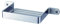 Haceka IXI RVs Jabonera de Rejilla, Acero Inoxidable, Gris, 11.18x23.4x2.6 cm