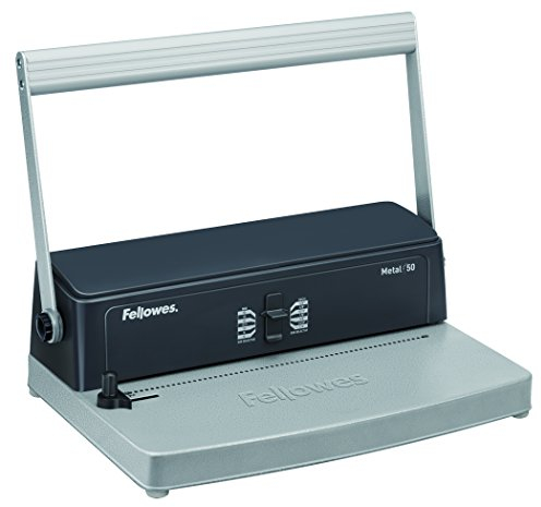Fellowes Metal 50 - Encuadernadora manual de espiral metálico ,uso modera #9917