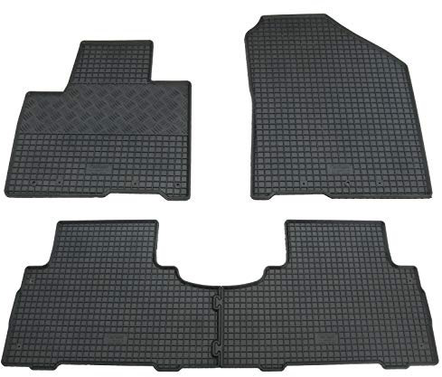 Gummi Fußmatten Set, 4teilig, Gummifußmatten Gummimatten Matten