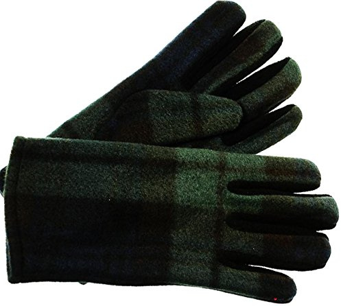 I LUV LTD Ladies Tartan Gloves Black Watch Tartan
