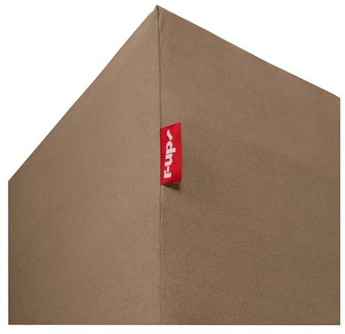 r-up Beste Spannbettlaken 120x200-130x220 bis 35cm Höhe viele Farben 95% Baumwolle / 5% Elasthan 230g/m² Oeko-TEX stressfrei auch für hohe Matratzen (Taupe)