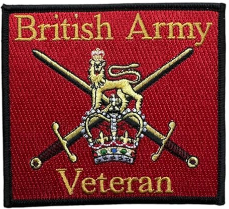 The England Store British Army Veteran Iron On Patch