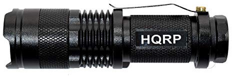 HQRP LED UV Flashlight 3W 365 nm for Scorpions Hunting, Mineral Hunting, Rodents Search, Pet Stain & Bed Bug Detection