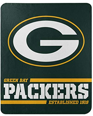 NORTHWEST NFL Green Bay Packers Fleecedecke, 50 x 60 cm, geteilt, breite Designdecke, Teamfarben, Einheitsgröße (1NFL031040017RET)