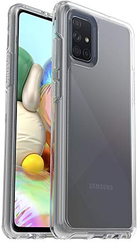 OtterBox Symmetry Clear Hülle für Samsung Galaxy A71, stoßfest, sturzsicher, schützende dünne Hülle, 3X getestet nach Militärstandard, Transparent