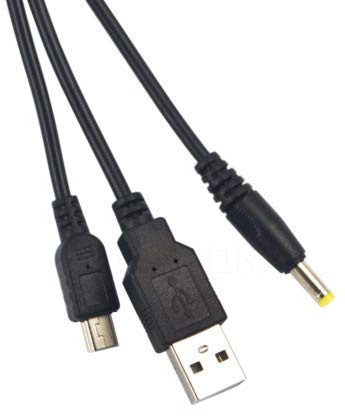 Mr Gadget's Solutions New Rechargeable and USB Transfer Cable 2-in-1 For PSP 1000/2000/3000