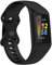 通用 Sport Band Compatible with Fitbit Charge 5 Band with Case for Soft Silicone Strap with Shatter-Resistant Protective for Fitbit Charge 5/ Charge 4/Charge 3 Advanced Fitness Tracker (Black)