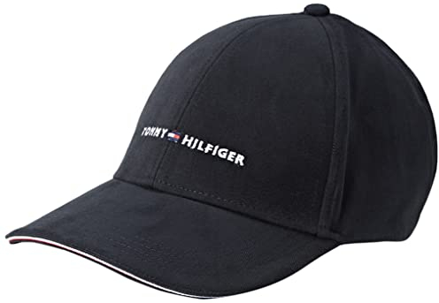 Tommy Hilfiger Herren Cap TH Corporate Basecap, Schwarz (Black), Einheitsgröße
