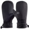 FAYHIJUN Handschuhe Winter Fäustlinge für Damen skihandschuhe Winterhandschuhe wasserdichte Fahrradhandschuhe Winddichte Thermohandschuhe Warm Sports wie Laufen Radfahren (L, Schwarz)
