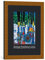 kunst für alle Bild mit Bilder-Rahmen: Friedensreich Hundertwasser Stell dir die Welt von Morgen vor blau - dekorativer Kunstdruck, hochwertig gerahmt, 40x50 cm, Kupfer gebürstet