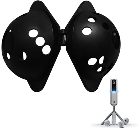 Ctuoptuo Golf Ball Marking Template fit for Rapsodo Precision Technology(RPT) MLM2PRO Launch Monitor (Black)