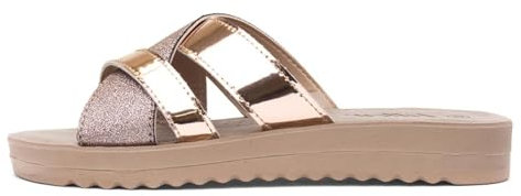 Lilley Sonia Womens Rose Gold Mule Sandal - Size 5 - Multicolour