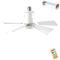 wueiooskj Small Kitchen Ceiling Fan Light Modern For Office Spaces Designed For Spaces Ur Small Ceiling Fan Light, white, 2