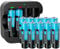 Kratax Rechargeable AA Lithium 1.5V Batteries - High-Capacity 3500mWh - 1600 Cycles - Full-Recharged 12 Pack with Ultra Fast Charger, Long-Lasting, Constant Output for Household Office Device