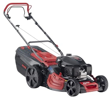 AL-KO Premium 474 SP-H Petrol Lawnmower, 46 cm Cutting Width, 3.2 kW Engine Power, 1-Speed Rear Wheel Drive, 4INONE Function, for Lawns up to 1400 m²