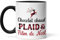 Groovy Mug Noël Créatif - Tasse Chocolat Chaud, Design Vintage, Plaid et Film - Ambiance Hivernale, Neige, Cocooning au Coin de la Cheminée