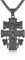 DAYLINLOVE Cruz De Caravaca Halskette S925 Sterling Silber Cruz De Caravaca De Plata Herren Kreuz Halsketten religiösen Schmuck Geschenke für Männer Frauen