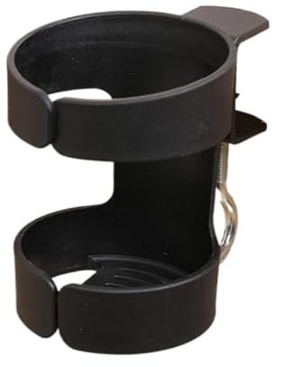 Cup Holder Desk, Clamp On Bottle Tray Stand, Space-Saving Drink Holder, Secure Clip Attachment for Kitchen Bed Work Wheelchair Teacher Cafe Dorm Boat Kayak School, 7x9.9x7.5cm