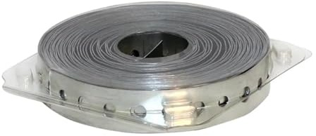 BK SHOP Lochband aus verzinktem Stahl 10 x 0,7 mm, Vielseitiges Montageband für Konstruktionen 10m, Hohe Korrosionsbeständigkeit, Ideal für Elektroinstallation, Rohrmontage und mehr
