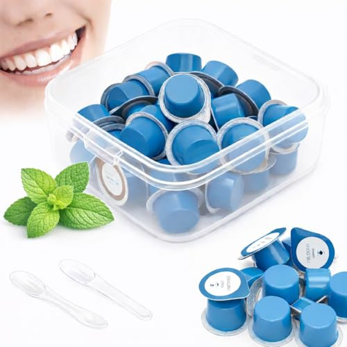 Zahnpolierpaste, Reingungspaste für Zähne 15 Tuben Polierpaste inkl. 2 Applikatoren Geeignet für Zahnbürsten, elektrische Zahnbürsten & professionelle Poliergeräte 15x3g (Minze)