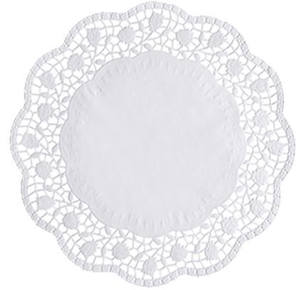 PAPSTAR Lot de 100 pointes à gâteau blanches Ø 28 cm