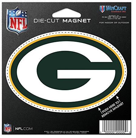 Wincraft Snack-Schale NFL die Cut Magnet, 4.5 x 6