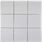 Piastrelle per mosaico, in ceramica, colore bianco lucido