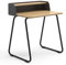 Sedus Secretair Home Sekretär, Melamin, Stahl, PET Filz, Eiche/Schwarz, 80x60x74cm