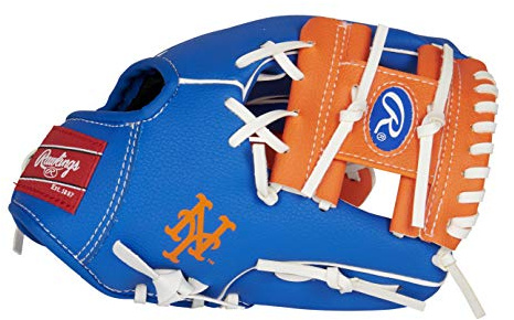 Rawlings MLB Players Glove Series | T-Ball & Youth Baseball Handschuhe | New York Mets | 3 m | Königsblau