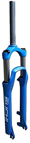 MTB 26 Zoll Fahrrad Federgabel Downhill-Gabel Aus Kohlenstoffreichem Stahl Gerades Rohr 1-1/8 Scheibenbremse Hub 100Mm QR A