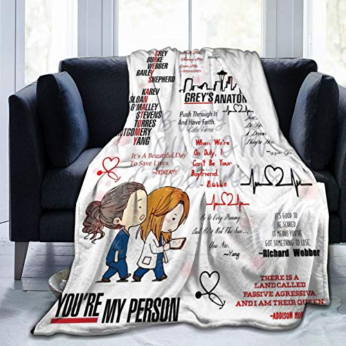 Fernseh-Drama Decke Weiche und Bequeme Fleece-Decken sind leicht und weich und halten während der Jahreszeiten warm 130x100cm