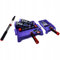 Malerset 9 tlg: 2x Farbroller Spinner - 2x Farbrolle Killer Mini - 2 x Roller-Griff - 2 x Farbwanne – Aluminiumstick- Streichsets für Wandfarbe -Farbzubehör Blue Dolphin – Made in EU (malset xxl)