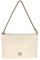 Borsa a tracolla pinko flat classic - pelle bianco - uni