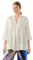 Ulla Popken Tunique à col Calice, Blanc Neige, 60-62 Femme