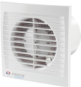 VENTS Kleinraumventilator Wandventilator Silenta-S 100 VT mit Zugschalter & Nachlauf