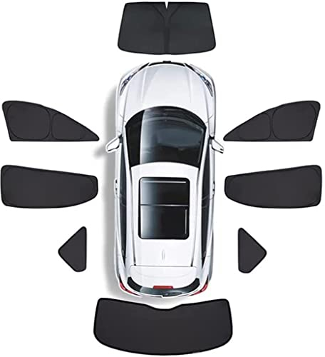 TOYSPY Auto Seitenfenster Sonnenschutz für VW Touran 2006-2015,Front Heck Magnetischer Window Sun Shade Visor Privacy Protection Covers Auto Accessories,8pcs