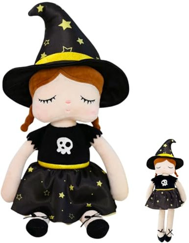 YAAVAAW 45cm Halloween Witch Plush Dolls, Soft & Durable, Perfect for Kids