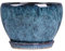 JTBDWOSK Pflanztöpfe Blumentöpfe Europäische Blaue Keramik Moderne Glasur Sukkulenten Pflanztopf mit Ablaufloch und Untertasse Runder Blumentopf for Drinnen und Draußen Kräuterschlangenpflanzen,Blau,M