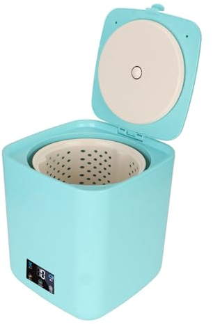 Jeffergarden Petite Machine à Laver Automatique, Petite Machine à Laver Portable Mains Libres pour Camping-Car pour la Famille (Prise UE)